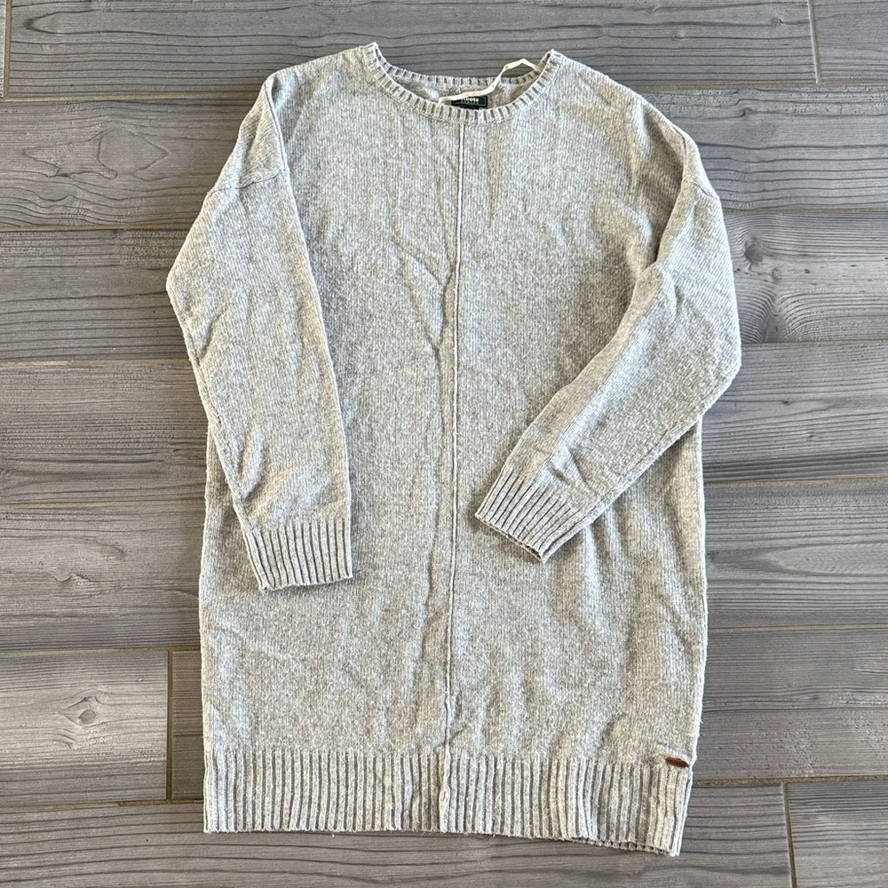 Roots Heather Gray Knit Sweater Dress